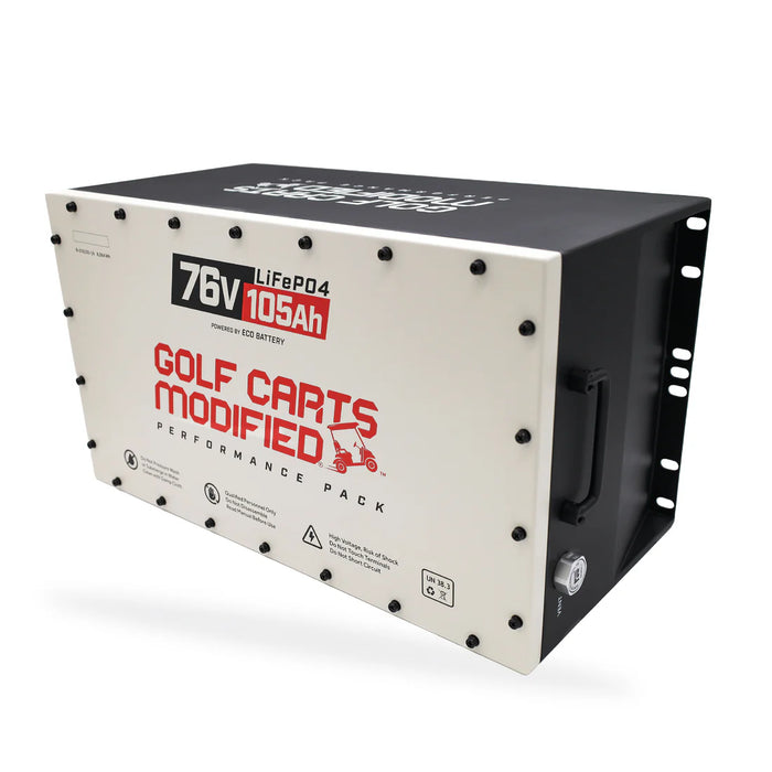 Eco Battery 76V 105Ah LiFePO4 Battery / Golf Carts Modified