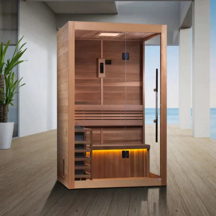 Golden Designs | "Hanko" 2 Person Traditional Indoor Sauna