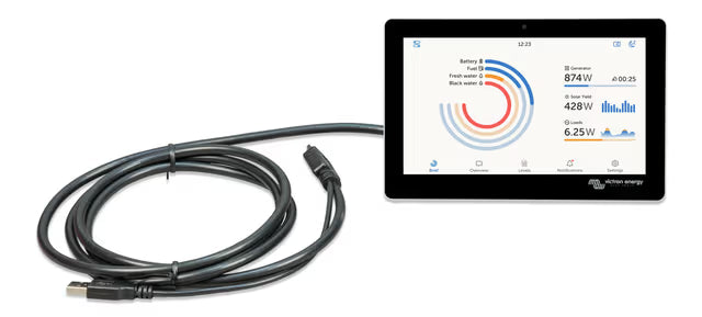 Victron GX Touch 70 Display Panel – 7" Touchscreen Monitor for Cerbo GX | RV, Marine & Solar Systems