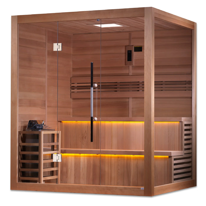 Golden Designs "Kuusamo" 6 Person Traditional Indoor Sauna (GDI-7206-01)
