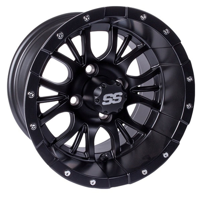 GTW Wheel 14X7 Diesel Matte Black w/SS Cap