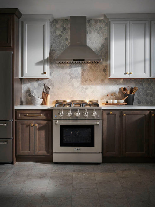 Thor Kitchen 30" Wall Mount Range Hood in Stainless Steel (HRH3007)