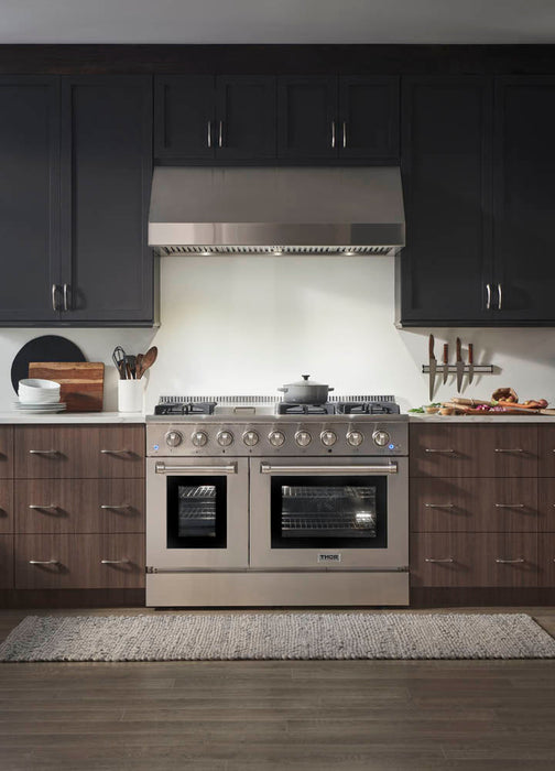 Thor Kitchen 48" Professional Range Hood, 16.5" Tall in Stainless Steel (TRH4805)