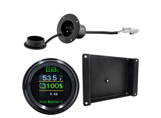 Eco Battery Club Car DS A-Frame Installation Kit for 51V 105Ah LiFePO4 Lithium Battery