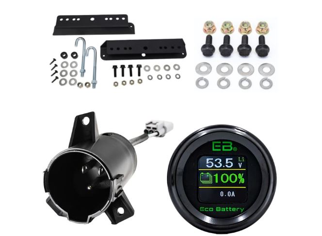 Eco Battery Club Car Precedent Installation Kit for 70V 105Ah LiFePO4 Lithium Battery