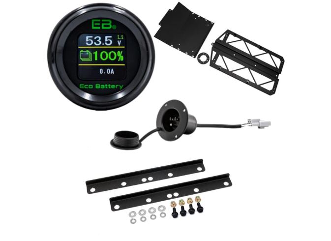 Eco Battery Polaris Ranger EV Installation Kit for 51V 160Ah LiFePO4 Lithium Battery