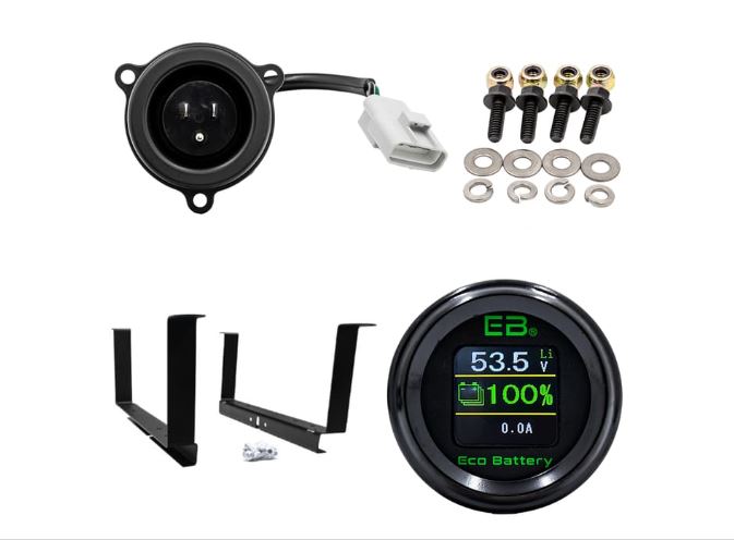 Eco Battery Yamaha G29/Drive Installation Kit for 51V 60Ah LiFePO4 Lithium Battery