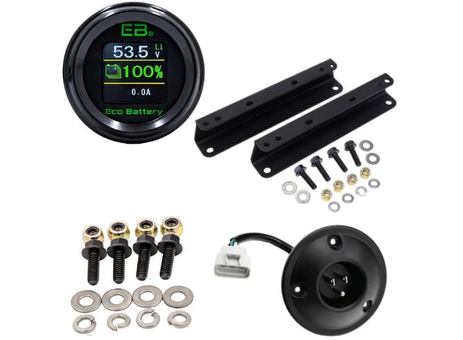 Eco Battery Yamaha G19/G22 Installation Kit for 51V 60Ah LiFePO4 Lithium Battery