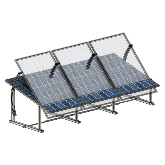 IntegraRack IR-45ASA Adjustable Seasonal Angle BallastRack Solar Module Racking System - 1 Frame