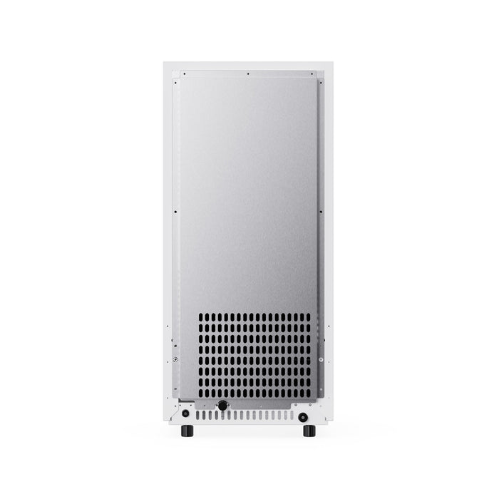 Forno Cristallo 15-Inch Freestanding/Undercounter Cube Ice Maker 79.4 lbs/Day White with Antique Brass Accent (FIMBI7313-15WHT)