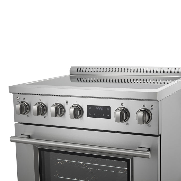 Forno Torino 30" 4.32 cu. ft. Induction Range with True Convection, Air Fry and Sous Vide in Stainless Steel (FFSIN0936-30)