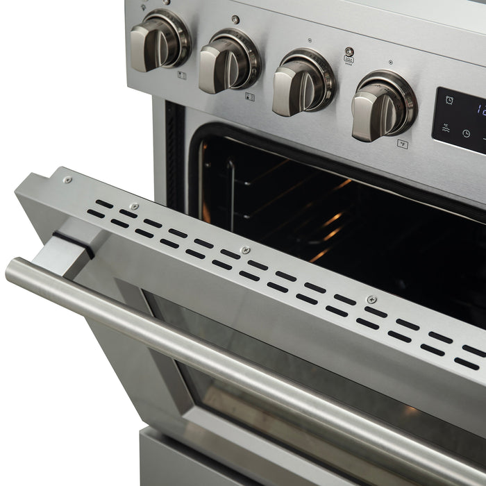 Forno Torino 30" 4.32 cu. ft. Induction Range with True Convection, Air Fry and Sous Vide in Stainless Steel (FFSIN0936-30)