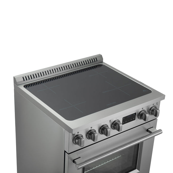 Forno Torino 30" 4.32 cu. ft. Induction Range with True Convection, Air Fry and Sous Vide in Stainless Steel (FFSIN0936-30)
