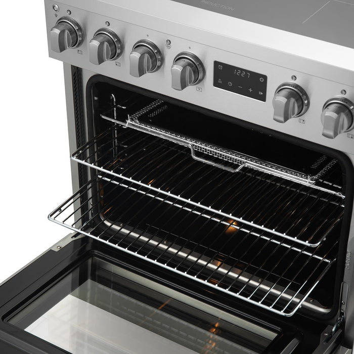 Forno Torino 30" 4.32 cu. ft. Induction Range with True Convection, Air Fry and Sous Vide in Stainless Steel (FFSIN0936-30)