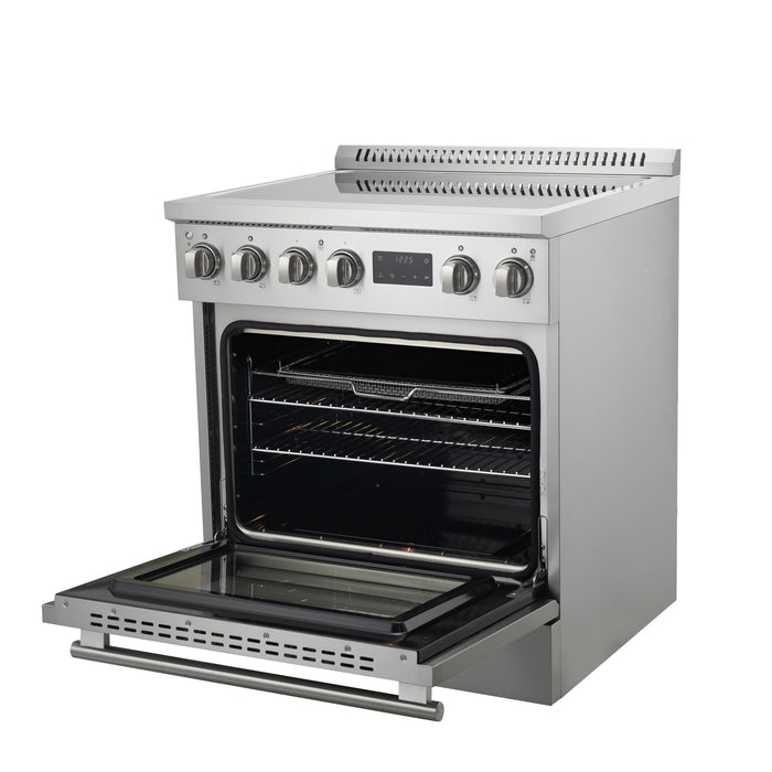 Forno Torino 30" 4.32 cu. ft. Induction Range with True Convection, Air Fry and Sous Vide in Stainless Steel (FFSIN0936-30)