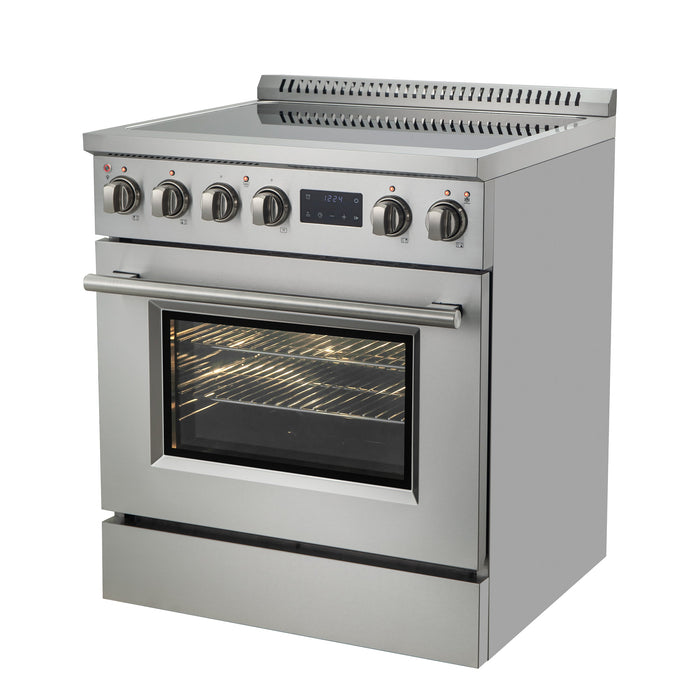 Forno Torino 30" 4.32 cu. ft. Induction Range with True Convection, Air Fry and Sous Vide in Stainless Steel (FFSIN0936-30)