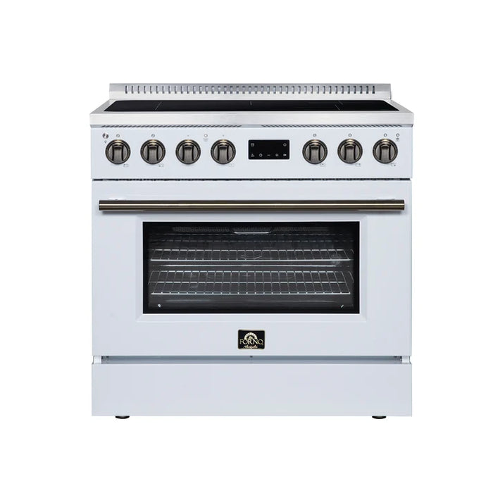 Forno Torino 36" 5.36 cu. ft. Induction Range with True Convection, Air Fry and Sous Vide - Stainless Steel, Black or White (FFSIN0936-36)