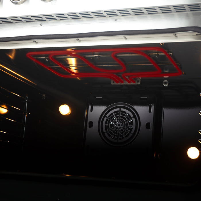 Forno Torino 36" 5.36 cu. ft. Induction Range with True Convection, Air Fry and Sous Vide in Stainless Steel (FFSIN0936-36)