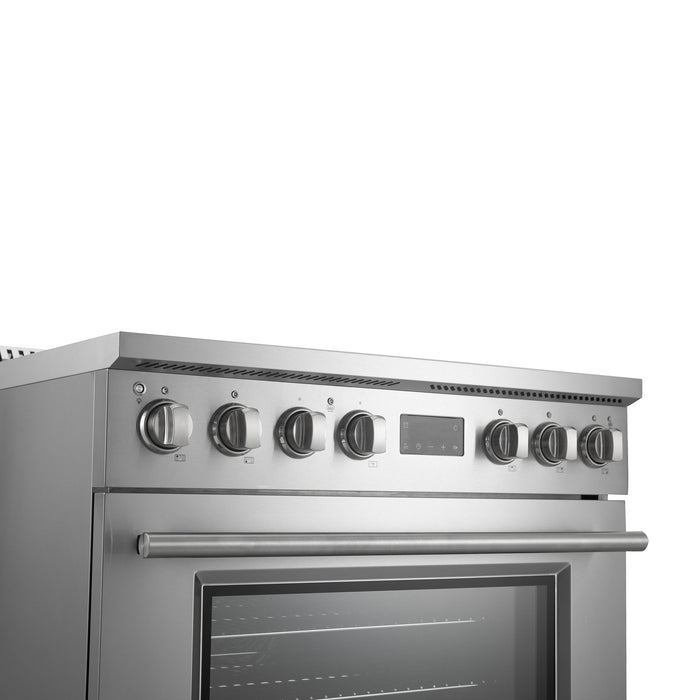 Forno Torino 36" 5.36 cu. ft. Induction Range with True Convection, Air Fry and Sous Vide in Stainless Steel (FFSIN0936-36)
