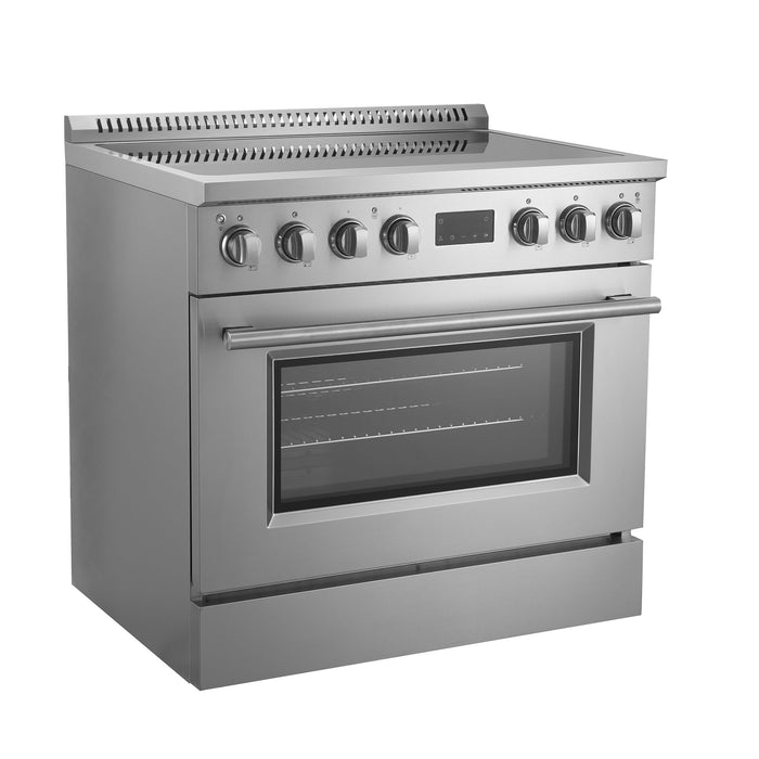 Forno Torino 36" 5.36 cu. ft. Induction Range with True Convection, Air Fry and Sous Vide in Stainless Steel (FFSIN0936-36)