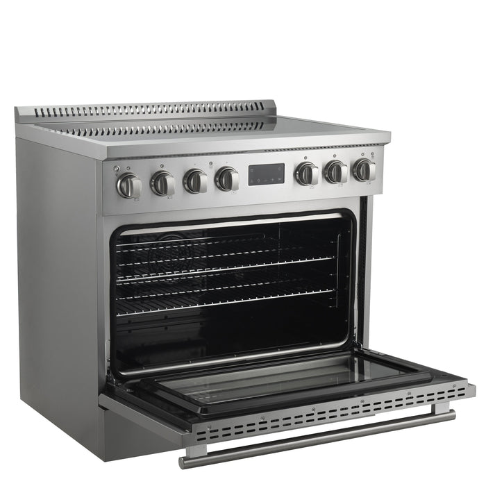 Forno Torino 36" 5.36 cu. ft. Induction Range with True Convection, Air Fry and Sous Vide in Stainless Steel (FFSIN0936-36)