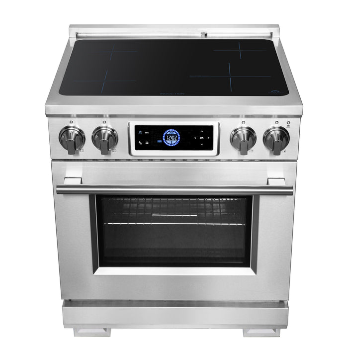 Forno Maximus 30" 4.32 cu.ft. Induction Range with Air Fryer, Air Sous Vide, True Convection, and Digital Display (FFSIN0968-30)