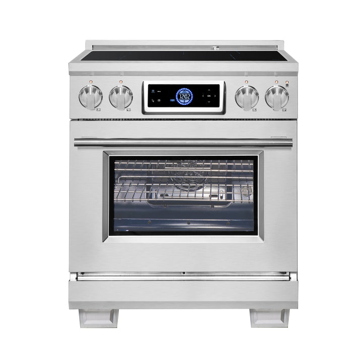 Forno Maximus 30" 4.32 cu.ft. Induction Range with Air Fryer, Air Sous Vide, True Convection, and Digital Display (FFSIN0968-30)