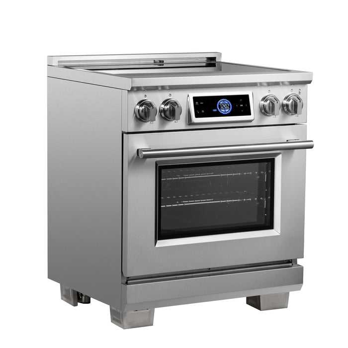 Forno Maximus 30" 4.32 cu.ft. Induction Range with Air Fryer, Air Sous Vide, True Convection, and Digital Display (FFSIN0968-30)