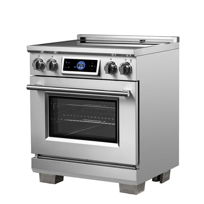 Forno Maximus 30" 4.32 cu.ft. Induction Range with Air Fryer, Air Sous Vide, True Convection, and Digital Display (FFSIN0968-30)