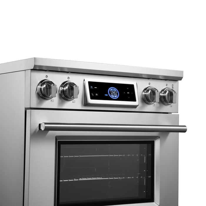 Forno Maximus 30" 4.32 cu.ft. Induction Range with Air Fryer, Air Sous Vide, True Convection, and Digital Display (FFSIN0968-30)