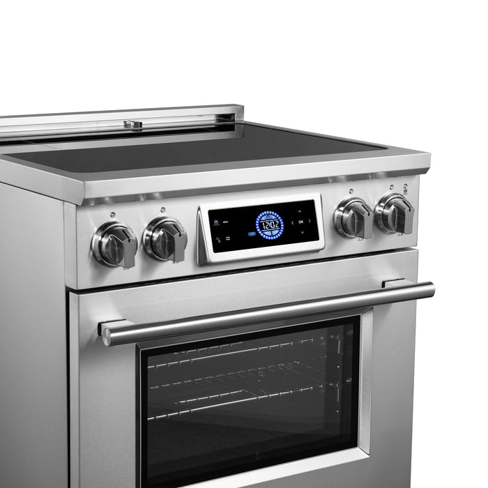 Forno Maximus 30" 4.32 cu.ft. Induction Range with Air Fryer, Air Sous Vide, True Convection, and Digital Display (FFSIN0968-30)