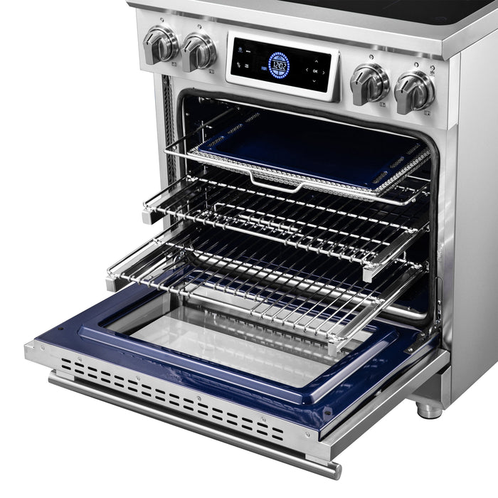 Forno Maximus 30" 4.32 cu.ft. Induction Range with Air Fryer, Air Sous Vide, True Convection, and Digital Display (FFSIN0968-30)
