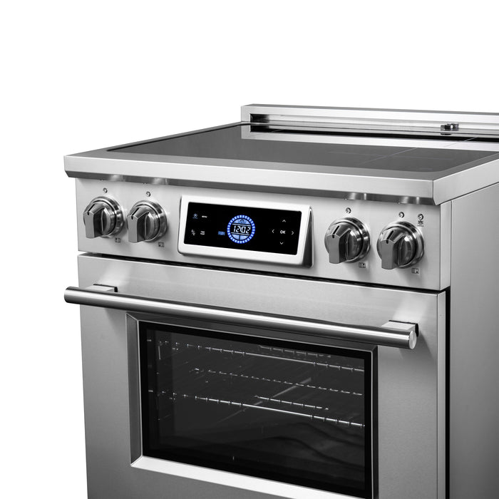 Forno Maximus 30" 4.32 cu.ft. Induction Range with Air Fryer, Air Sous Vide, True Convection, and Digital Display (FFSIN0968-30)