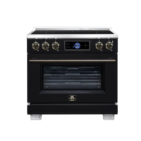 Forno Maximus 36" 5.36 cu.ft Induction Range with Air Fryer, Air Sous Vide, True Convection, and Digital Display (FFSIN0968-36)
