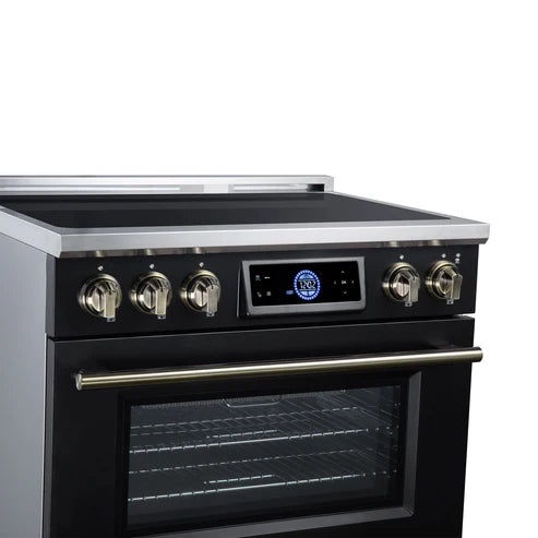 Forno Maximus 36" 5.36 cu.ft Induction Range with Air Fryer, Air Sous Vide, True Convection, and Digital Display (FFSIN0968-36)