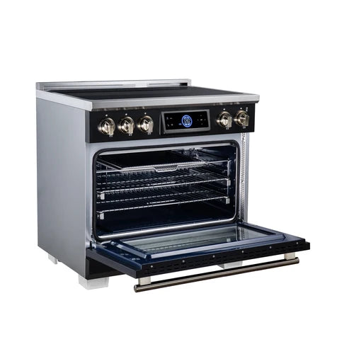 Forno Maximus 36" 5.36 cu.ft Induction Range with Air Fryer, Air Sous Vide, True Convection, and Digital Display (FFSIN0968-36)