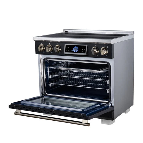 Forno Maximus 36" 5.36 cu.ft Induction Range with Air Fryer, Air Sous Vide, True Convection, and Digital Display (FFSIN0968-36)