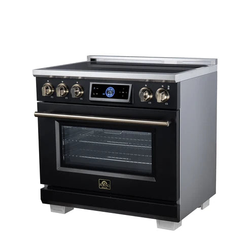 Forno Maximus 36" 5.36 cu.ft Induction Range with Air Fryer, Air Sous Vide, True Convection, and Digital Display (FFSIN0968-36)