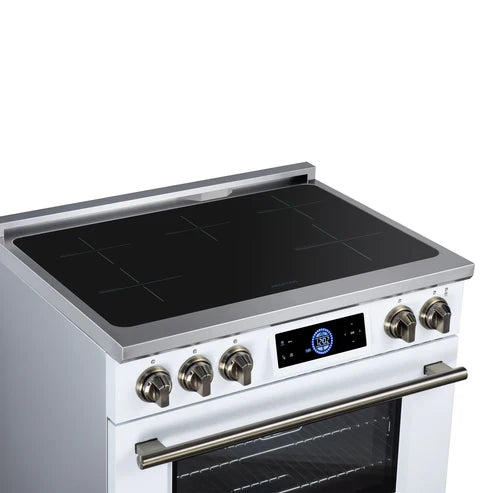 Forno Maximus 36" 5.36 cu.ft Induction Range with Air Fryer, Air Sous Vide, True Convection, and Digital Display (FFSIN0968-36)