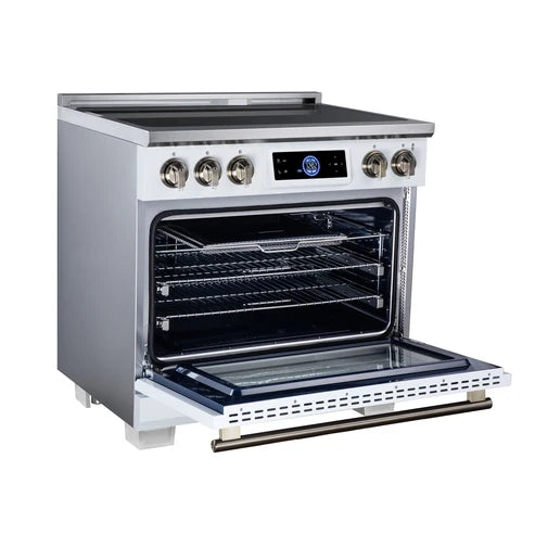 Forno Maximus 36" 5.36 cu.ft Induction Range with Air Fryer, Air Sous Vide, True Convection, and Digital Display (FFSIN0968-36)