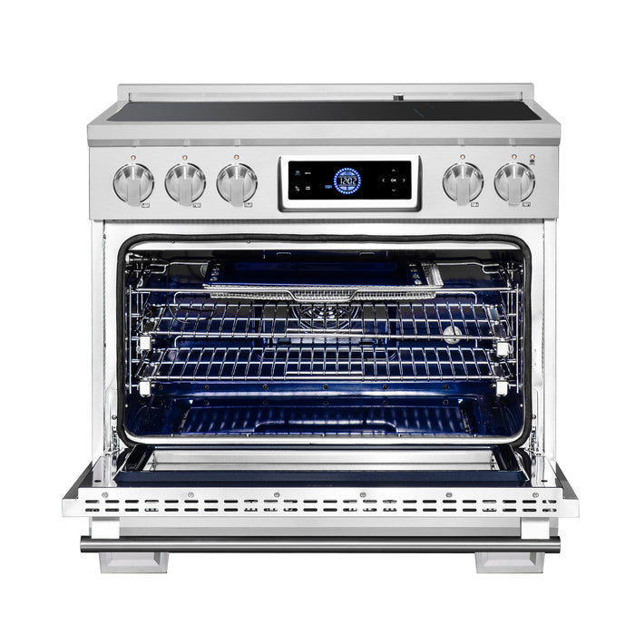 Forno Maximus 36" 5.36 cu.ft Induction Range with Air Fryer, Air Sous Vide, True Convection, and Digital Display (FFSIN0968-36)