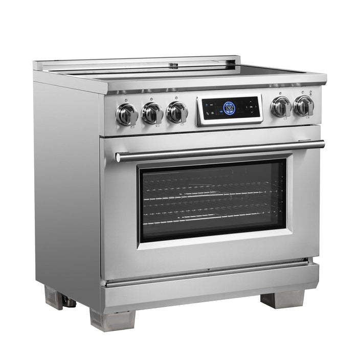 Forno Maximus 36" 5.36 cu.ft Induction Range with Air Fryer, Air Sous Vide, True Convection, and Digital Display (FFSIN0968-36)
