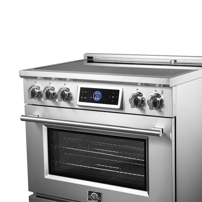 Forno Maximus 36" 5.36 cu.ft Induction Range with Air Fryer, Air Sous Vide, True Convection, and Digital Display (FFSIN0968-36)