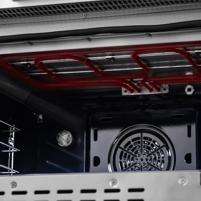 Forno Maximus 36" 5.36 cu.ft Induction Range with Air Fryer, Air Sous Vide, True Convection, and Digital Display (FFSIN0968-36)