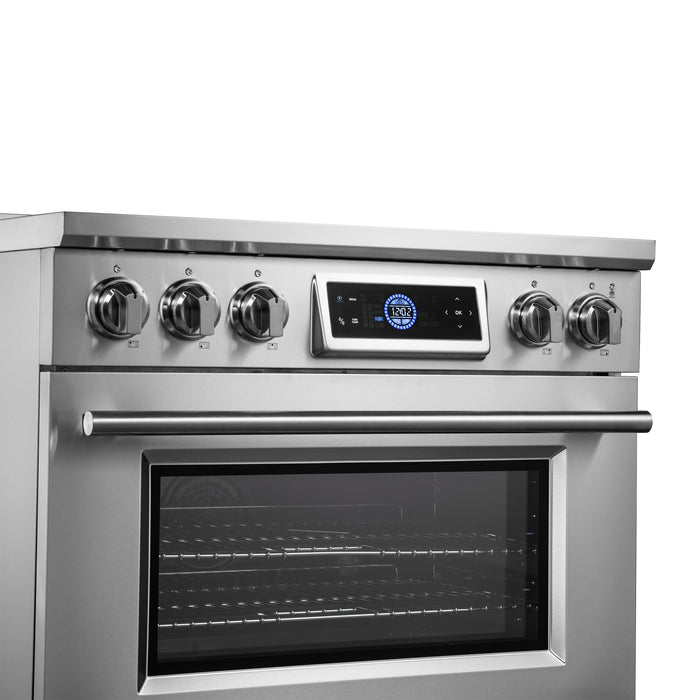Forno Maximus 36" 5.36 cu.ft Induction Range with Air Fryer, Air Sous Vide, True Convection, and Digital Display (FFSIN0968-36)