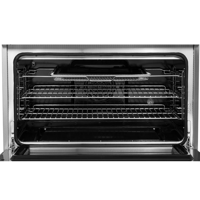 Forno Torino 36" 5.36 cu. ft. French Door Induction Range with True Convection, Air Fry and Sous Vide in Stainless Steel (FFSIN0950-36)