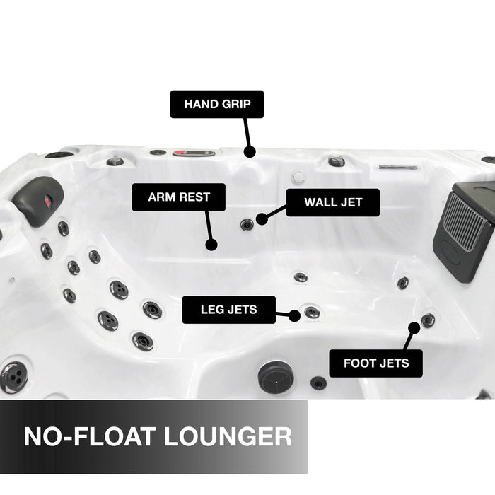 Canadian Spa Montreal 3-Person 28-Jet Plug & Play Hot Tub (KH-10137)