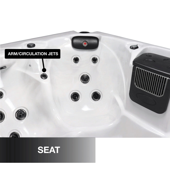 Canadian Spa Calgary 4-Person 24-Jet Plug & Play Hot Tub (KH-10138)