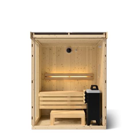 Kohler C1 - Indoor Sauna Kit, Scandinavian Spruce, Up to 5 Persons