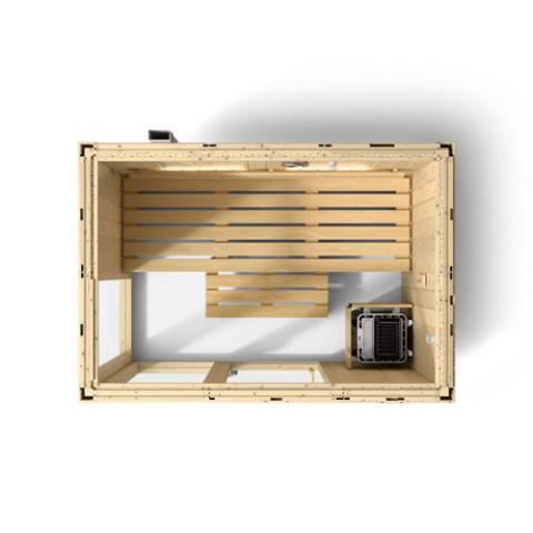 Kohler C1 - Indoor Sauna Kit, Scandinavian Spruce, Up to 5 Persons